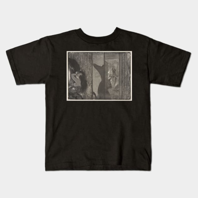 Actresses in Their Dressing Rooms Kids T-Shirt by EdgarDegas